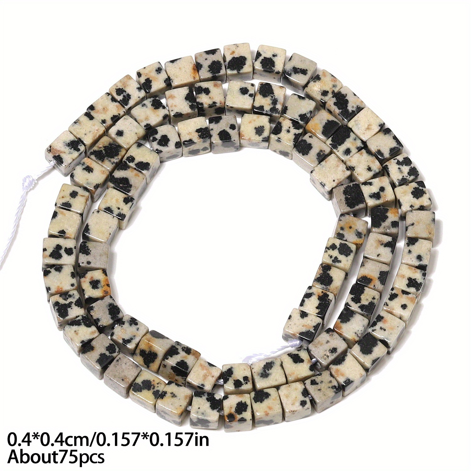 Natural Stone Cube Beads for DIY Jewelry Making